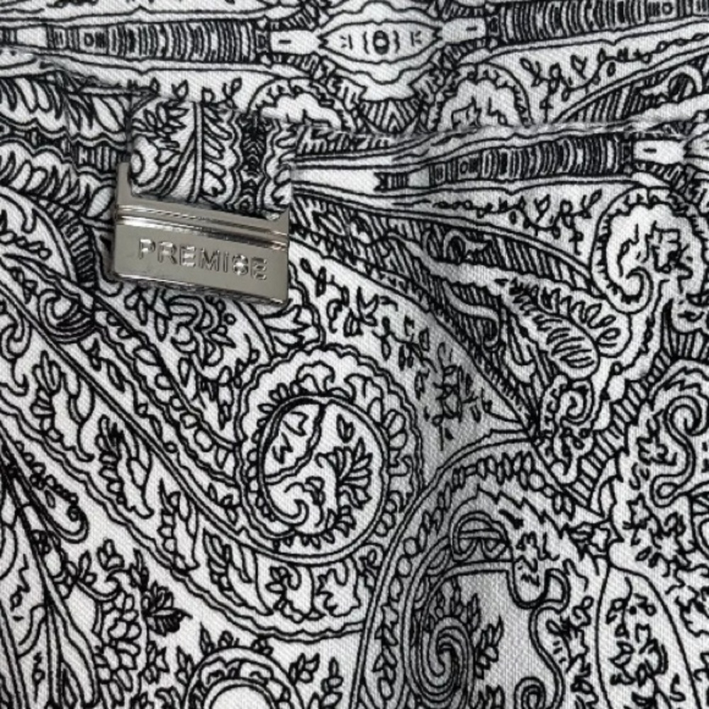 Premise Gray Patterned Ankle Pants - image 3